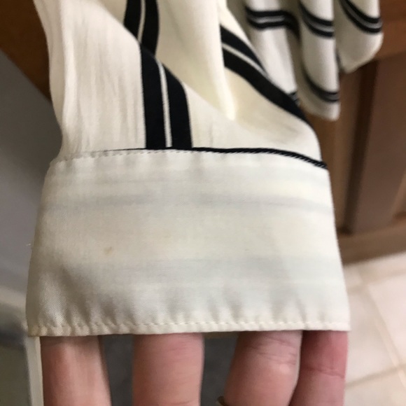 Anthropologie (Maeve) Lainey Henley Stripe Blouse - Picture 5 of 7